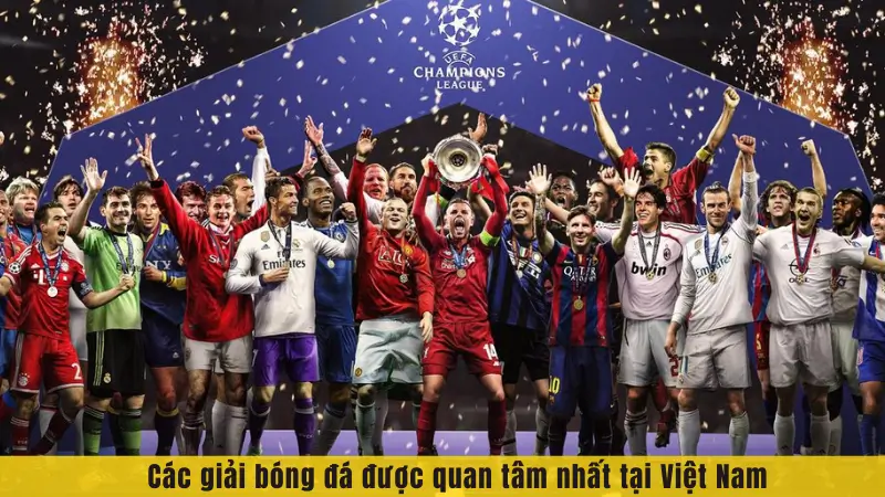 Các giải bóng đá được quan tâm nhất tại Việt Nam